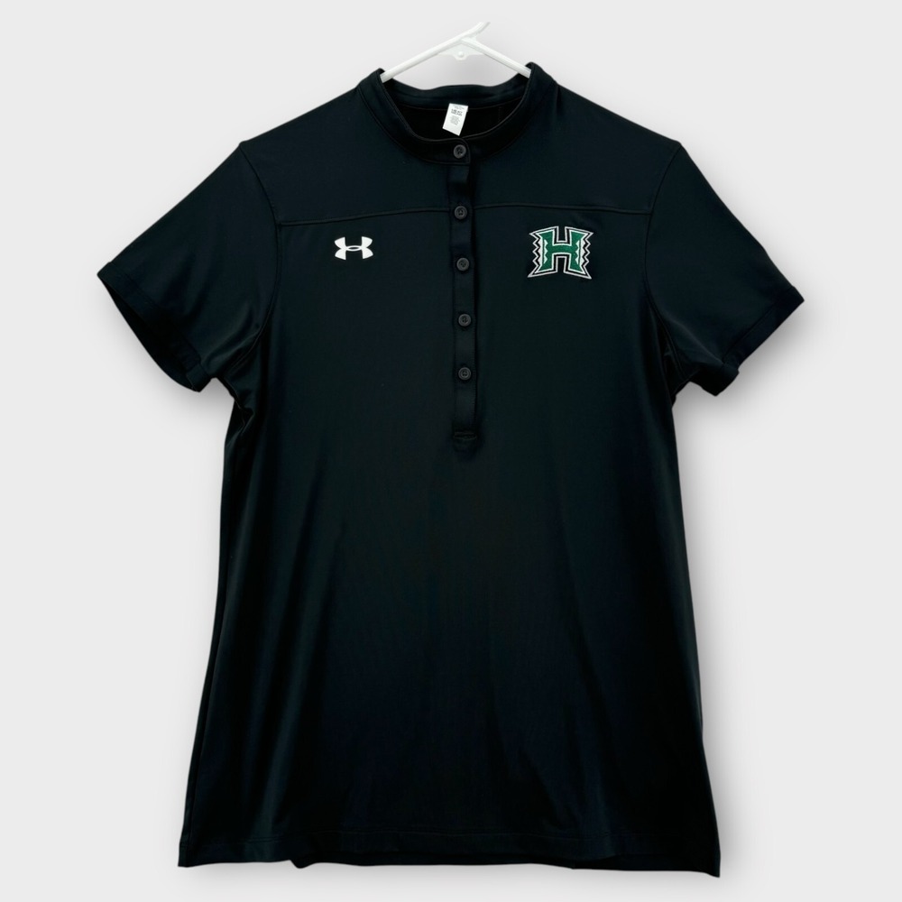 University Of Hawaii Polo Shirt Womens Medium Rainbow‎ Warriors 2019 Swim NWT